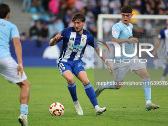 Alejandro Mula of SD Ponferradina plays during the Spanish football Federation Group 1, JOR 7 match between SD Ponferradina and Celta Fortun...