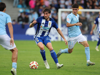 Alejandro Mula of SD Ponferradina plays during the Spanish football Federation Group 1, JOR 7 match between SD Ponferradina and Celta Fortun...