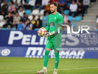 Marc Vidal of Celta Fortuna plays during the Spanish Football 1 Federation Group 1, JOR 7, between SD Ponferradina and Celta Fortuna at Stad...