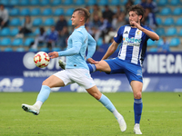 In Ponferrada, Spain, on October 5, 2024, action takes place during the Spanish Football Federation Group 1, JOR 7, between SD Ponferradina...