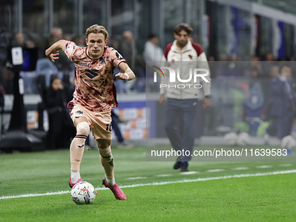 Marcus Pedersen participates in the Serie A 2024-2025 match between Inter and Torino in Milano, Italy, on October 5, 2024. 