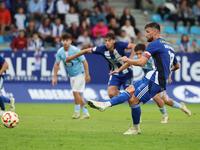 Borja Valle of SD Ponferradina plays during the Spanish football 1 Federation Group 1, JOR 7 match between SD Ponferradina and Celta Fortuna...