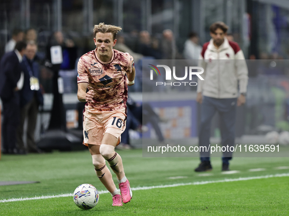 Marcus Pedersen participates in the Serie A 2024-2025 match between Inter and Torino in Milano, Italy, on October 5, 2024. 