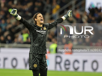 Yann Sommer participates in the Serie A 2024-2025 match between Inter and Torino in Milano, Italy, on October 5, 2024. (