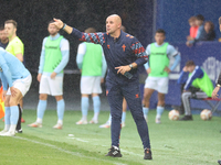 Fredi Alvarez, head coach of Celta Fortuna, is in action during the Spanish Football 1st Federation Group 1, JOR 7 match between SD Ponferra...