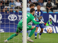 Ernesto Gomez of SD Ponferradina is in action during the Spanish football 1 Federation Group 1, JOR 7 match between SD Ponferradina and Celt...