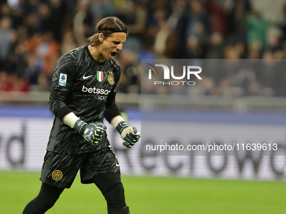 Yann Sommer participates in the Serie A 2024-2025 match between Inter and Torino in Milano, Italy, on October 5, 2024. 