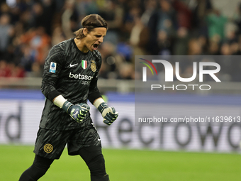 Yann Sommer participates in the Serie A 2024-2025 match between Inter and Torino in Milano, Italy, on October 5, 2024. (