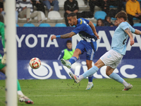 Ernesto Gomez of SD Ponferradina is in action during the Spanish football 1 Federation Group 1, JOR 7 match between SD Ponferradina and Celt...