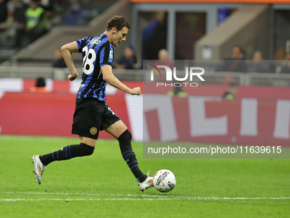 Benjamin Pavard participates in the Serie A 2024-2025 match between Inter and Torino in Milano, Italy, on October 5, 2024. 