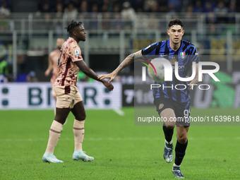 Alessandro Bastoni participates in the Serie A 2024-2025 match between Inter and Torino in Milano, Italy, on October 5, 2024. (