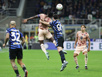 Duvan Zapata participates in the Serie A 2024-2025 match between Inter and Torino in Milano, Italy, on October 5, 2024. (