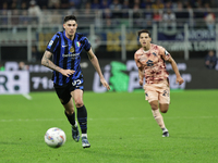 Alessandro Bastoni participates in the Serie A 2024-2025 match between Inter and Torino in Milano, Italy, on October 5, 2024. (