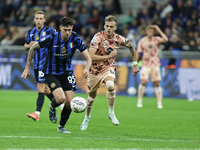 Alessandro Bastoni participates in the Serie A 2024-2025 match between Inter and Torino in Milano, Italy, on October 5, 2024. (