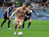 Nikola Vlasic participates in the Serie A 2024-2025 match between Inter and Torino in Milano, Italy, on October 5, 2024 (