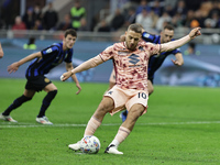 Nikola Vlasic participates in the Serie A 2024-2025 match between Inter and Torino in Milano, Italy, on October 5, 2024 (