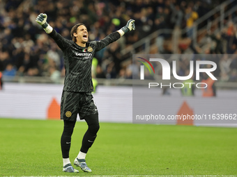 Yann Sommer participates in the Serie A 2024-2025 match between Inter and Torino in Milano, Italy, on October 5, 2024. (