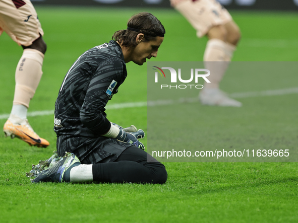 Yann Sommer participates in the Serie A 2024-2025 match between Inter and Torino in Milano, Italy, on October 5, 2024. 