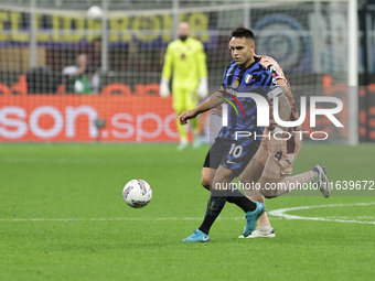 Lautaro Martinez during the Serie A 2024-2025 match between Inter and Torino in Milano, Italy, on October 5, 2024 (