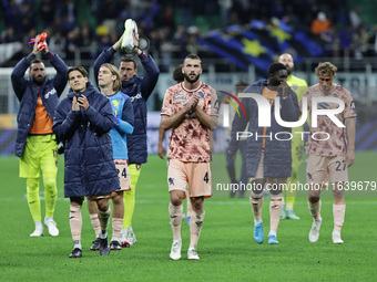 The Torino team participates in the Serie A 2024-2025 match between Inter and Torino in Milano, Italy, on October 5, 2024. (