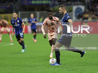 Stefan de Vrij participates in the Serie A 2024-2025 match between Inter and Torino in Milano, Italy, on October 5, 2024. (