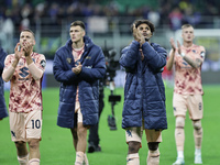 The Torino team participates in the Serie A 2024-2025 match between Inter and Torino in Milano, Italy, on October 5, 2024. (