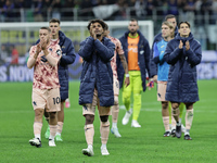 The Torino team participates in the Serie A 2024-2025 match between Inter and Torino in Milano, Italy, on October 5, 2024. (