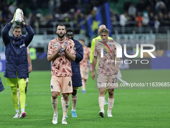 The Torino team participates in the Serie A 2024-2025 match between Inter and Torino in Milano, Italy, on October 5, 2024. (