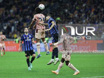 Sa?l Coco during the Serie A 2024-2025 match between Inter and Torino in Milano, Italy, on October 5, 2024 (