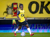 NAC Breda forward Sana Fernandes plays during the match between NAC and NEC at the NAC Rat Verleghstadium for the Dutch Eredivisie season 20...