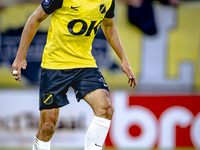 NAC Breda defender Leo Greiml plays during the match between NAC and NEC at the NAC Rat Verleghstadium for the Dutch Eredivisie season 2024-...