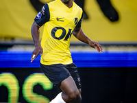 NAC Breda forward Sana Fernandes plays during the match between NAC and NEC at the NAC Rat Verleghstadium for the Dutch Eredivisie season 20...