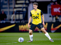 NAC Breda midfielder Max Balard plays during the match between NAC and NEC at the NAC Rat Verleghstadium for the Dutch Eredivisie season 202...