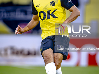 NAC Breda defender Leo Greiml plays during the match between NAC and NEC at the NAC Rat Verleghstadium for the Dutch Eredivisie season 2024-...