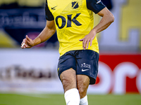 NAC Breda defender Leo Greiml plays during the match between NAC and NEC at the NAC Rat Verleghstadium for the Dutch Eredivisie season 2024-...