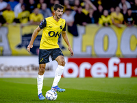 NAC Breda defender Leo Greiml plays during the match between NAC and NEC at the NAC Rat Verleghstadium for the Dutch Eredivisie season 2024-...