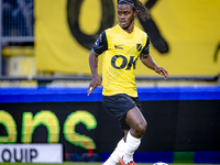 NAC Breda forward Sana Fernandes plays during the match between NAC and NEC at the NAC Rat Verleghstadium for the Dutch Eredivisie season 20...