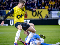 NAC Breda defender Lars Mol and NEC defender Bram Nuytinck play during the match between NAC and NEC at the NAC Rat Verleghstadium for the D...