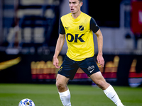 NAC Breda midfielder Max Balard plays during the match between NAC and NEC at the NAC Rat Verleghstadium for the Dutch Eredivisie season 202...