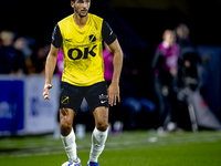 NAC Breda defender Leo Greiml plays during the match between NAC and NEC at the NAC Rat Verleghstadium for the Dutch Eredivisie season 2024-...