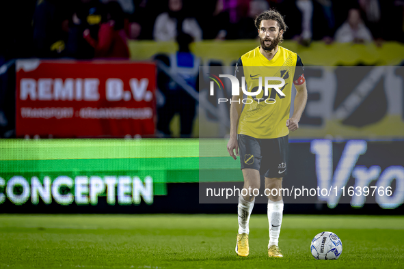 NAC Breda defender Jan van den Berg plays during the match between NAC and NEC at the NAC Rat Verleghstadium for the Dutch Eredivisie season...