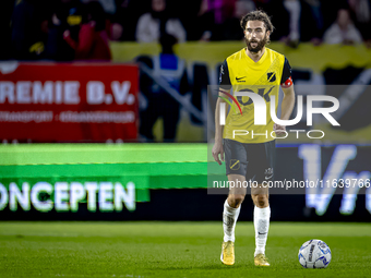 NAC Breda defender Jan van den Berg plays during the match between NAC and NEC at the NAC Rat Verleghstadium for the Dutch Eredivisie season...