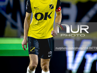 NAC Breda defender Jan van den Berg plays during the match between NAC and NEC at the NAC Rat Verleghstadium for the Dutch Eredivisie season...