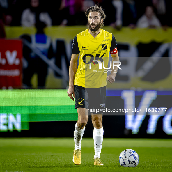 NAC Breda defender Jan van den Berg plays during the match between NAC and NEC at the NAC Rat Verleghstadium for the Dutch Eredivisie season...