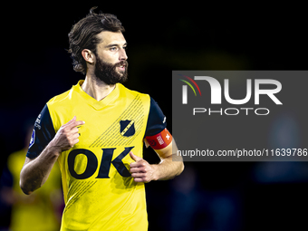 NAC Breda defender Jan van den Berg plays during the match between NAC and NEC at the NAC Rat Verleghstadium for the Dutch Eredivisie season...