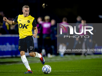 NAC Breda defender Boy Kemper plays during the match between NAC and NEC at the NAC Rat Verleghstadium for the Dutch Eredivisie season 2024-...