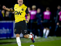 NAC Breda defender Boy Kemper plays during the match between NAC and NEC at the NAC Rat Verleghstadium for the Dutch Eredivisie season 2024-...