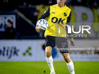 NAC Breda midfielder Casper Staring plays during the match between NAC and NEC at the NAC Rat Verleghstadium for the Dutch Eredivisie season...