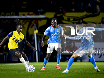 NAC Breda forward Sana Fernandes and NEC forward Basar Onal play during the match between NAC and NEC at the NAC Rat Verlegh Stadium for the...