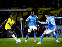 NAC Breda forward Sana Fernandes and NEC forward Basar Onal play during the match between NAC and NEC at the NAC Rat Verlegh Stadium for the...